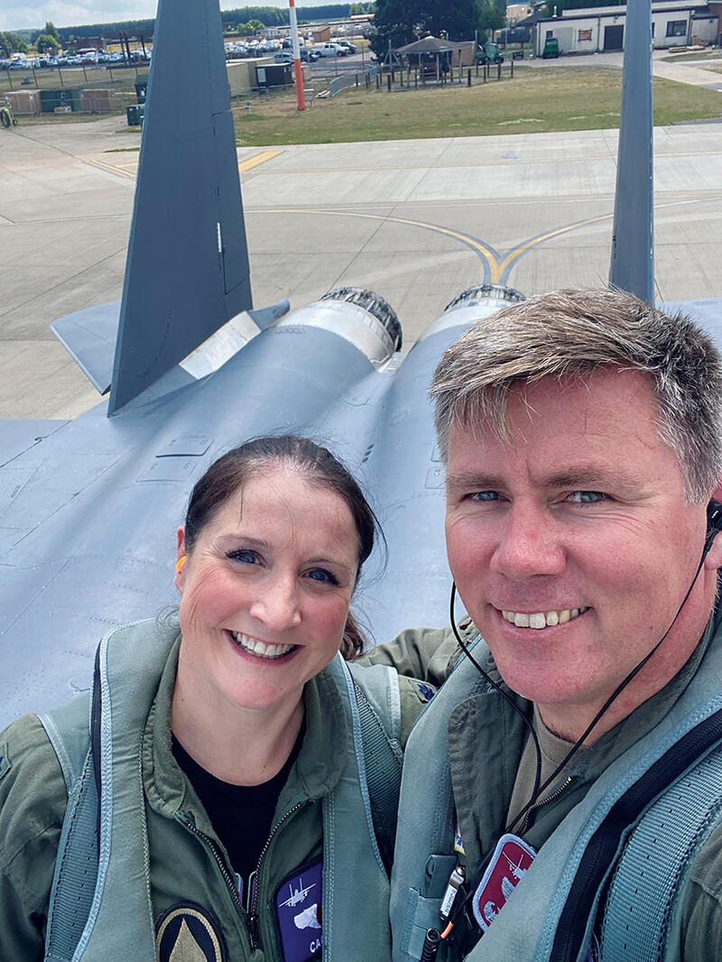 Michael Holl ’03 and his wife, Carolyn Johnson, moved to Doha  in 2023 when she got a job resettling Afghan refugees.