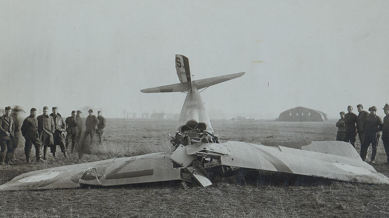 Hobey Baker 1914&rsquo;s plane crashed at Toul Aerodrome in France in 1918. Engine failure was cited as the cause, but those close to him wondered if Baker died by suicide.