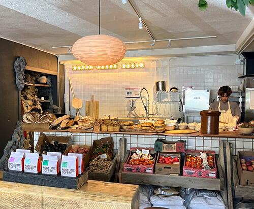 Tomorrow-Tomorrow_Taos-Tiger-Travels.jpeg View of a cafe with pastries on display