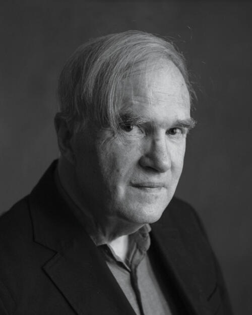 Black and white portrait of Gordon Walmsley