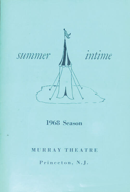 a Summer Intime season playbill from 1968. 