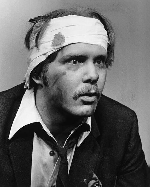 Geoff Rich &rsquo;78 in Loot by Joe Orton in 1978. Rich earned a Tony Award as a producer for Avenue Q (Best Musical).