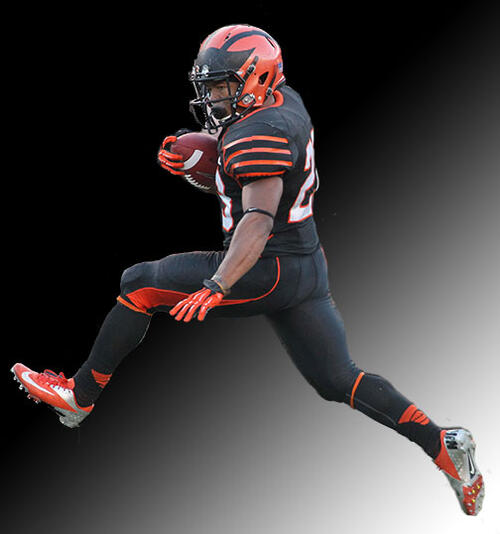 Running back Dr&eacute; Nelson &rsquo;16