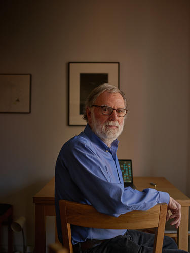 Maitland Jones Jr. in his New York City apartment.