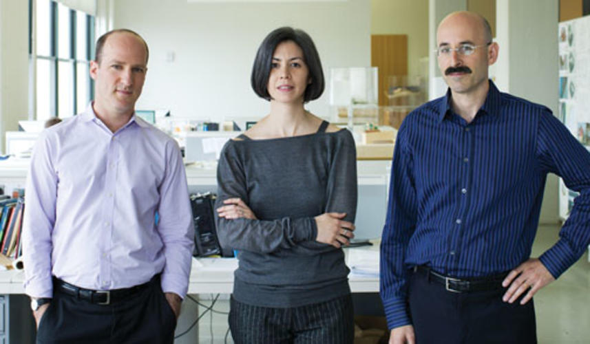 From left, Cassell, Yao, and Yarinsky
