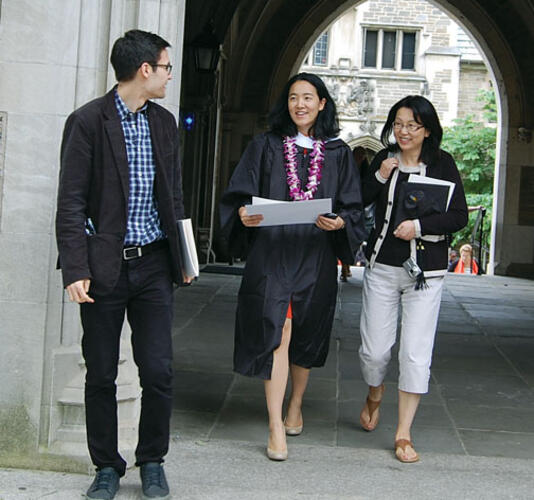 It’s official: diploma in hand.