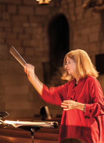 Rose has conducted the choir for 20 years.