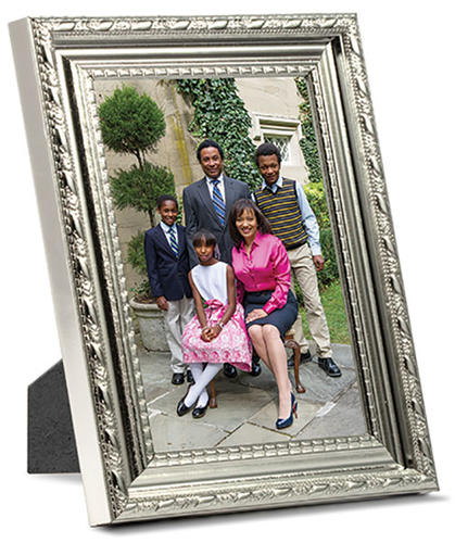 The Graham family at home