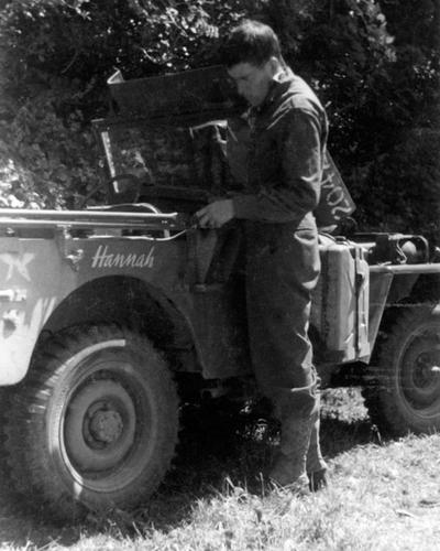 Fox named his jeep “Hannah” after his fiancée, Hannah Putnam, whom he married eight days after returning home.