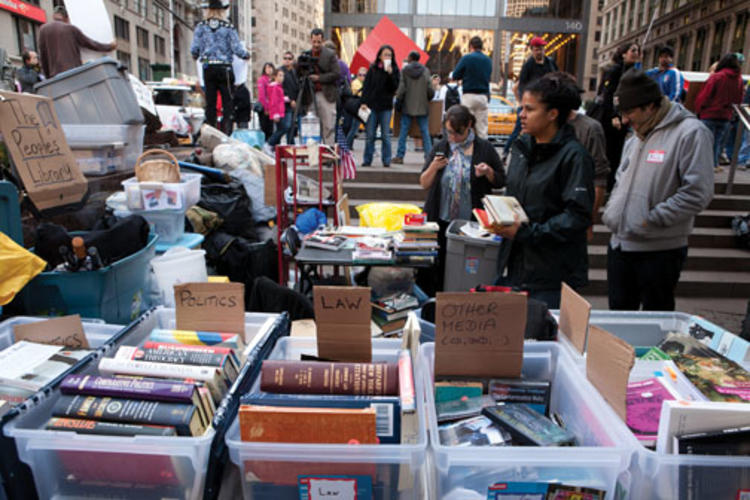 The People’s Library in its heyday, in October.