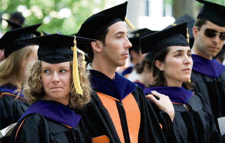 From left: Alessandra Leri *07, Michael Hay *08, Marie Connolly Pray *07, and Eric Egleston *08