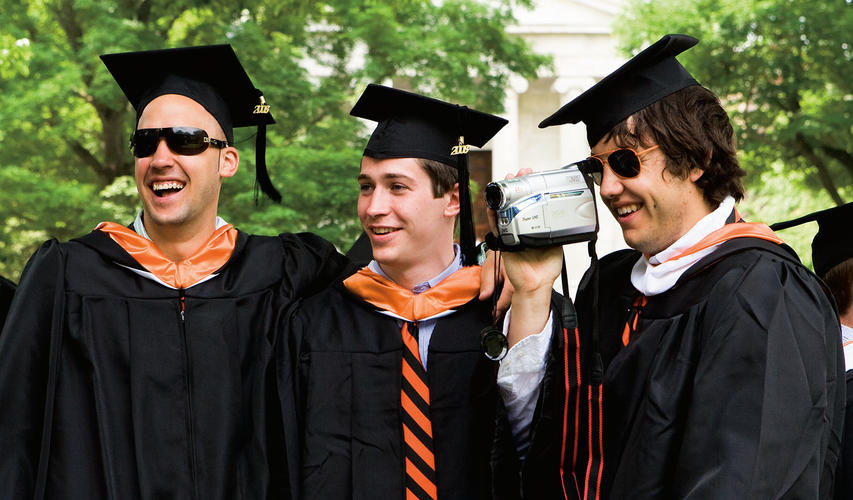 From left, Kyle Koncz '08, Kevin Steuerer '08, and Noah Savage '08