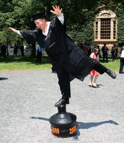 William Byrd '08 on Cannon Green.