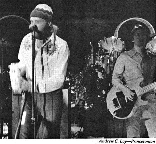 The Beach Boys, 1974: As students stomped in rhythm, the floor vibrated at Jadwin, prompting a review of whether the building should be allowed to host concerts. (Photo: Andrew C. Lay '78)