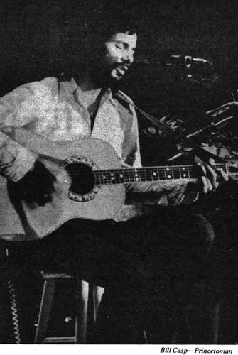 Cat Stevens, 1974: The "Peace Train" star played Jadwin Gym's first concert. (Photo: Bill Casp '76)