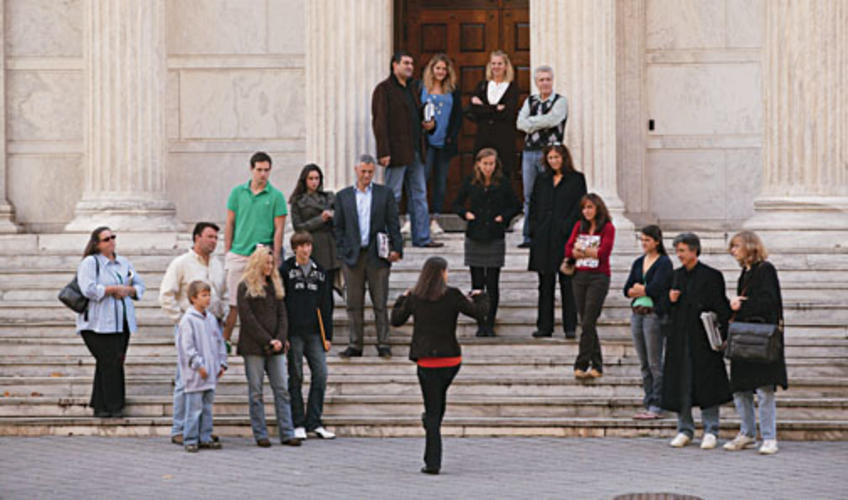 Orange Key is now an arm of the admission office, and tours leave from Clio Hall, where the office holds information sessions.