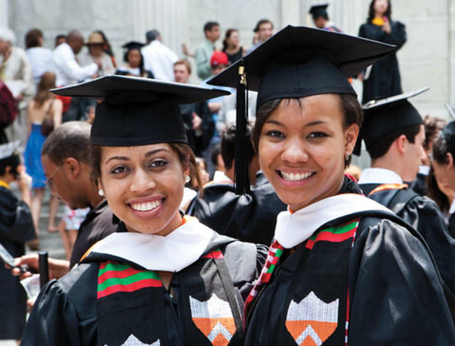 Anita Obodo ’10, left, and Jasmine Ellis ’10