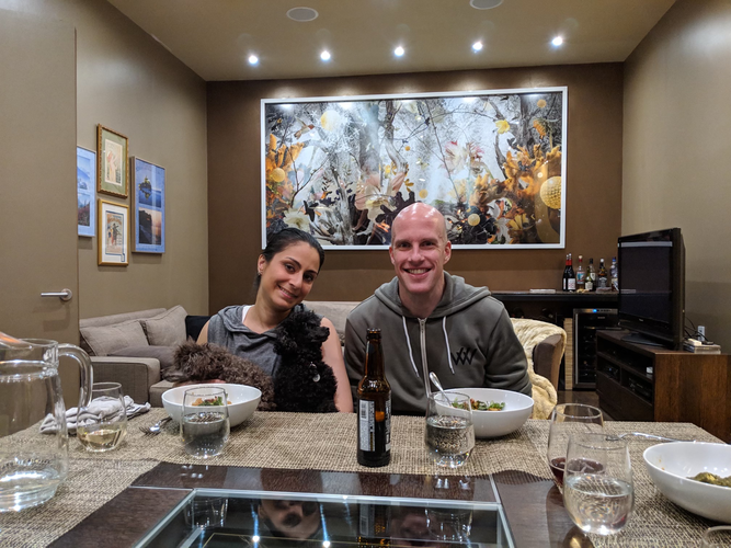 Celine Gounder ’97 and Grant Wahl ’96