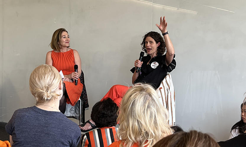 Majka Burhardt ’98 speaks with Anne-Marie Slaughter ’80