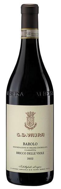 WINE_barolo bricco delle viole for sidebar.jpg Bottle of Barolo wine from GD Vajra