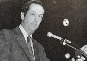 Bill Bradley ’65 in Alexander Hall