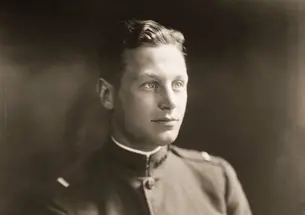 Captain Hobey Baker poses for a portrait.