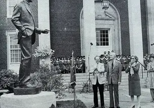 In May 1983, in celebration of Stewart’s 75th birthday, Indiana unveiled a statue of its favorite son.