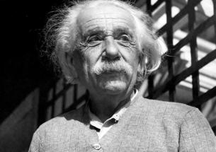 Albert Einstein on his 70th Birthday. 