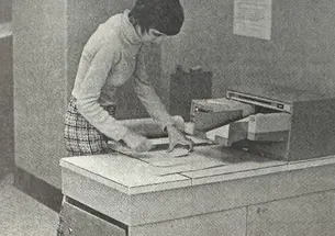 woman printing 
