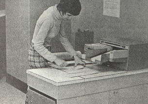 woman printing 