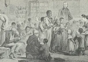 In 1860 only 2 percent of black children were attending school; by 1880 some 34 percent were