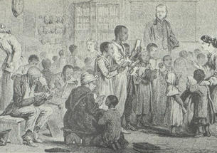 In 1860 only 2 percent of black children were attending school; by 1880 some 34 percent were