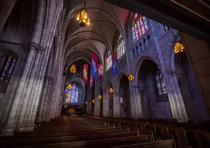 Interior view of Princeton University Chapel