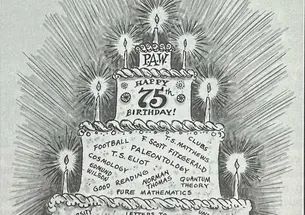 Birthday Cake Celebrating 75 Years of PAW