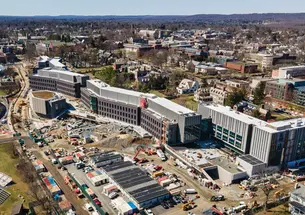 EVOLVING_ES and SEAS.jpg Aerial view of the ES & SEAS complex, which is scheduled to open later this year