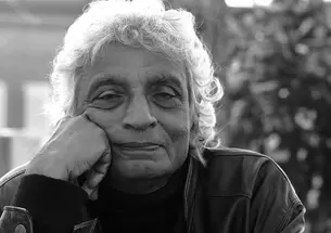 Black and white photo of Gananath Obeyesekere