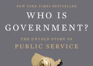 Cover of Who Is Government, a book edited by Michael Lewis '82