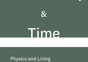 Cover of the book Essential Reality & Time with letters in white on a green background and a white line through the center.