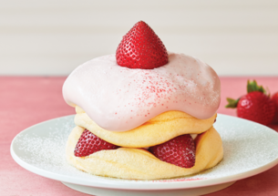 Strawberry kiseki pancakes from J.S. Foodies Tokyo