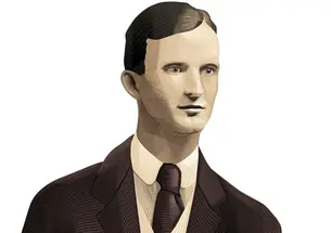 Illustration of Kenneth Clark