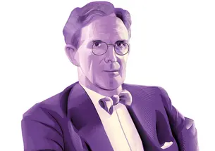 PORTRAIT_Henry DeWolf Smyth *1921.jpg Illustrated portrait of Henry DeWolf Smyth *1921