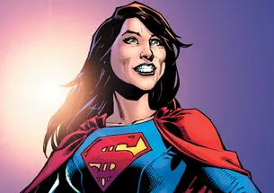 illustration MacKenzie Scott as a superhero