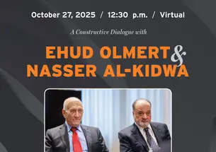 Former Israeli and Palestinian Leaders Promote Two-State Solution Former Israeli and Palestinian Leaders Promote Two-State Solution