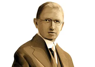 illustration of Henry Norris Russell