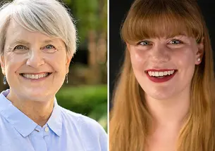 Stacy Wolf and Paige Elizabeth Allen