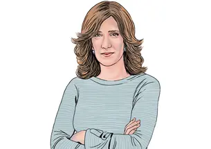 illustration of Eve Krakowski