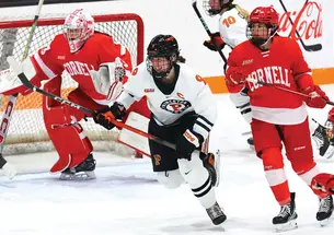 Issy Wunder ’26 was tied for the women’s team lead with 21 goals through early February