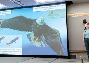 mechanical and aerospace engineering Ph.D. student Hannah Wiswell