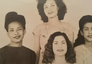 Princeton history professor Ada Ferrer was brought to America from Cuba as an infant by her mother. Her mother, far right, and her sisters in an undated photo.