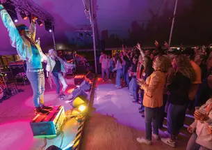 The Class of 1995 tent was the life of the party at last year’s Reunions.